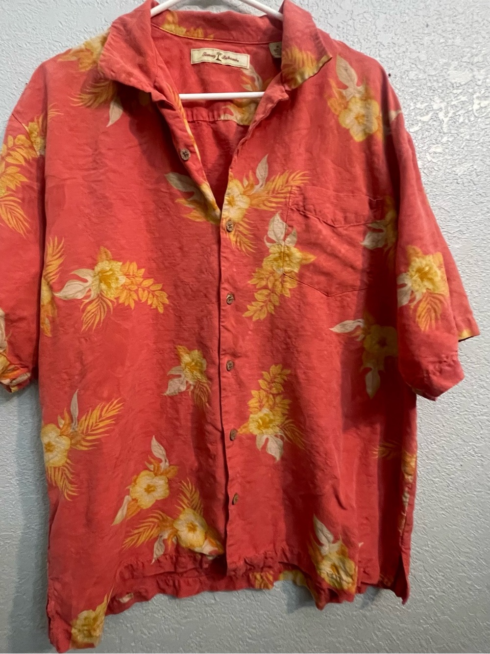 Tommy Bahama Coral Short-Sleeve Floral Camp Shirt